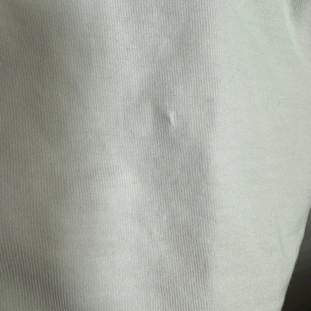 J. Crew White Embellished Short Sleeve Tee Size Small